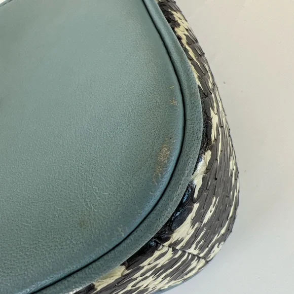 Coach Blue wristlet /small Bag - Picture 9 of 10